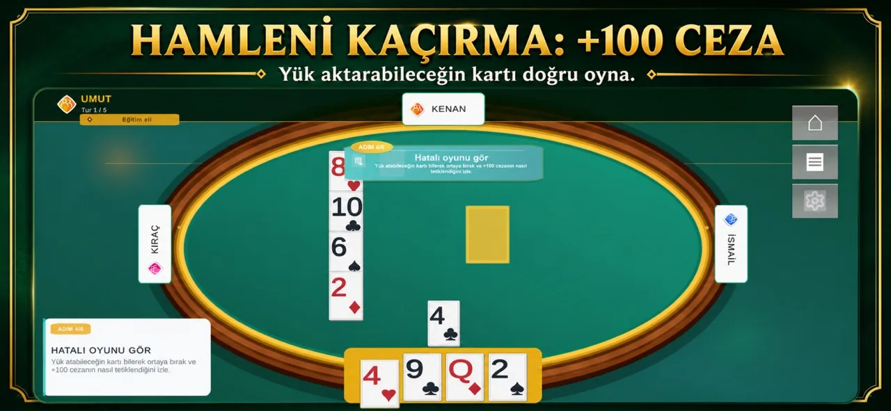 Hamleni dikkatli seç